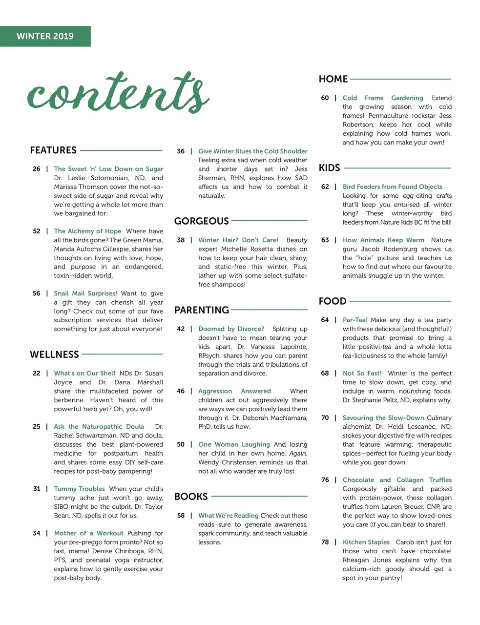 Ecoparent Magazine Preview Pages