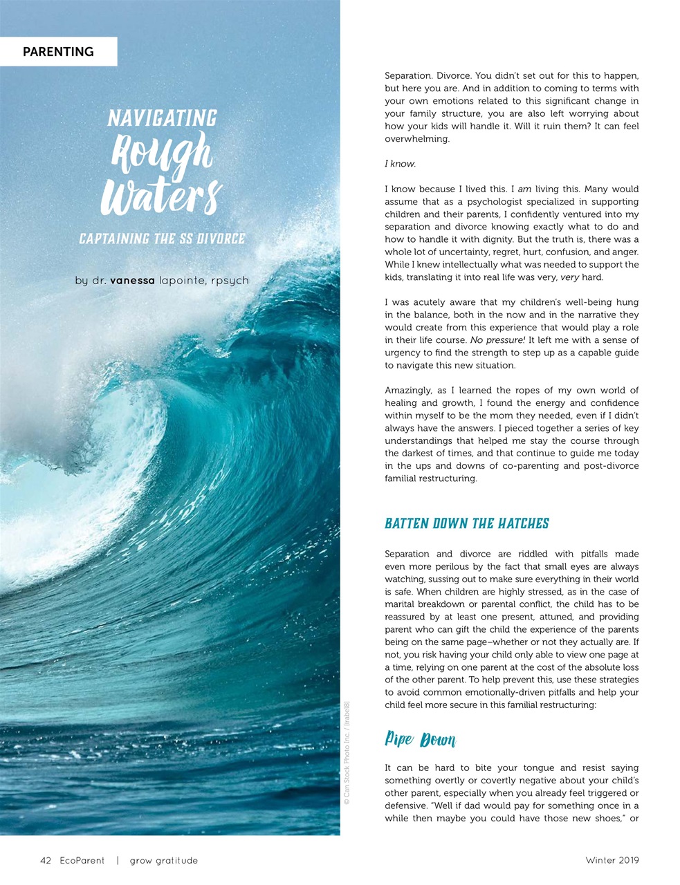 Ecoparent Magazine Preview Pages