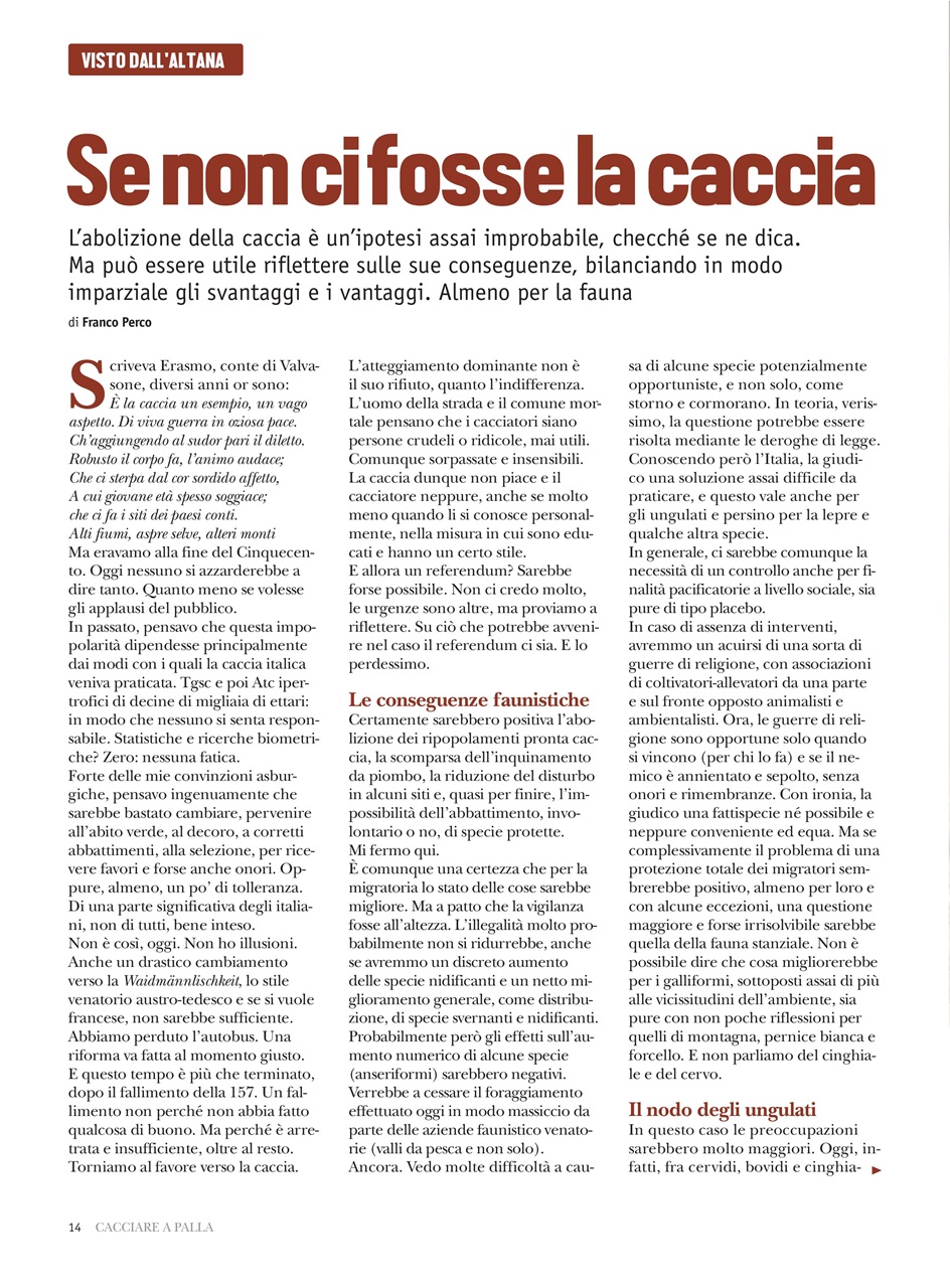 Caccia Magazine Preview Pages
