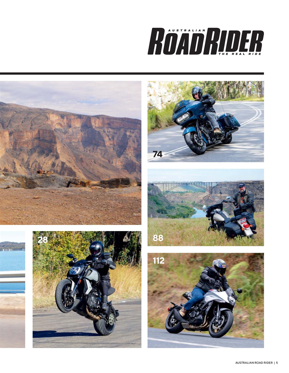Australian Road Rider Preview Pages