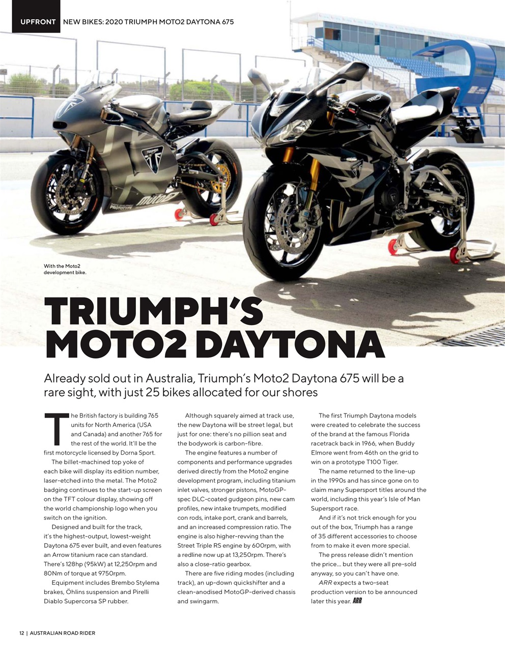 Australian Road Rider Preview Pages