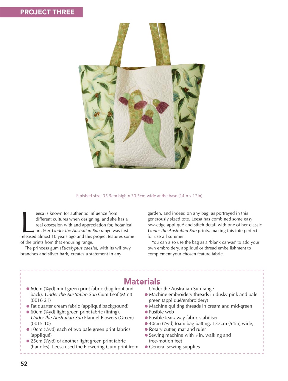 Quilters Companion Magazine Great Aust. Quilts Back Issue