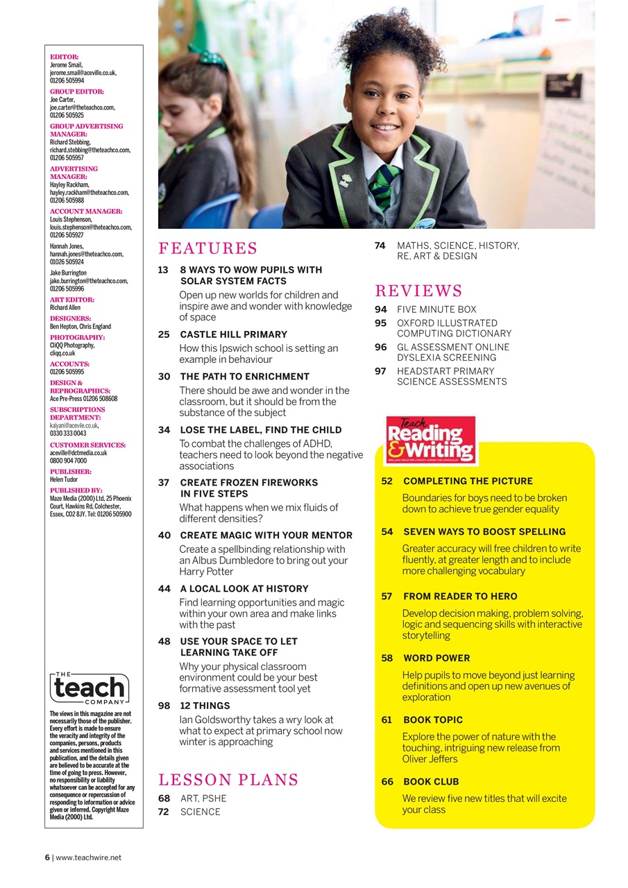 Teach Primary Preview Pages