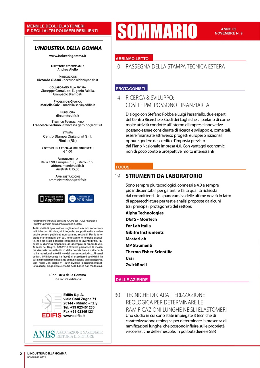 L’industria della Gomma Preview Pages