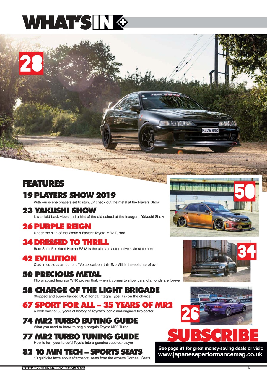 Japanese Performance Preview Pages