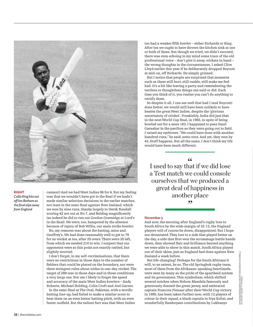 The Cricketer Magazine Preview Pages
