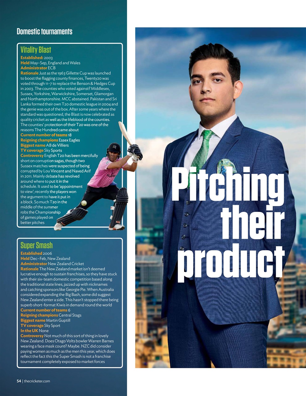 The Cricketer Magazine Preview Pages
