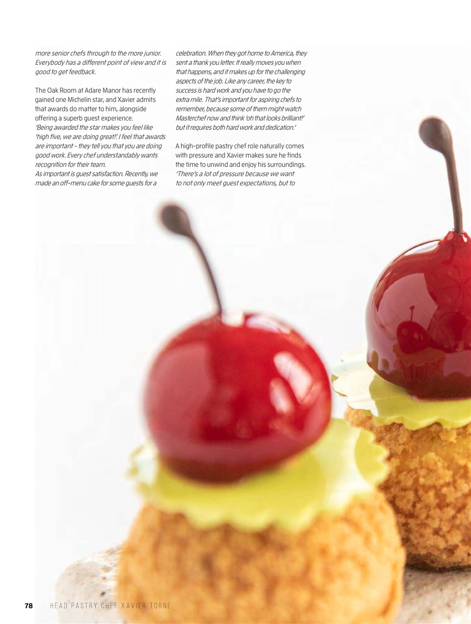 Chef & Restaurant Magazine Preview Pages