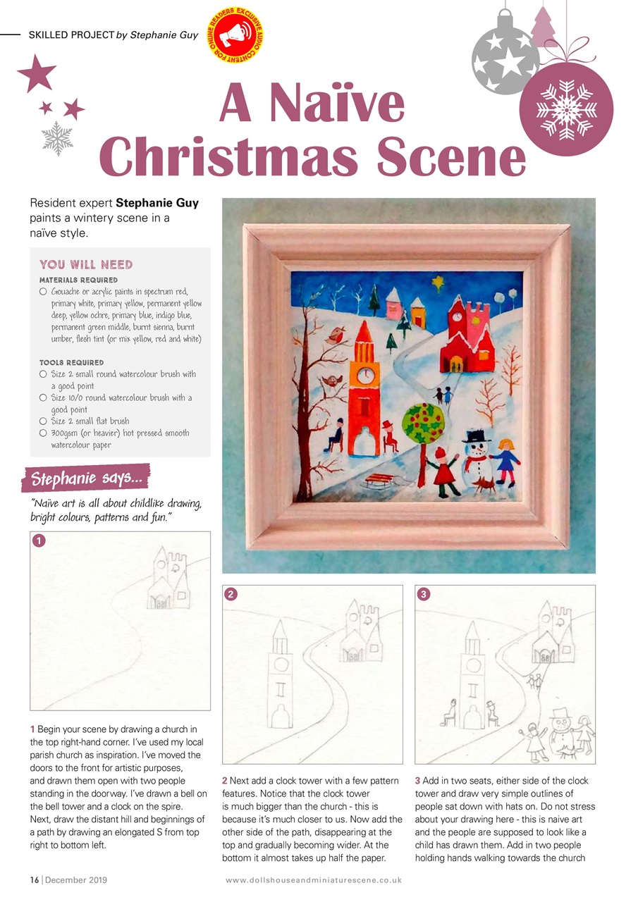 Dolls House and Miniature Scene Preview Pages
