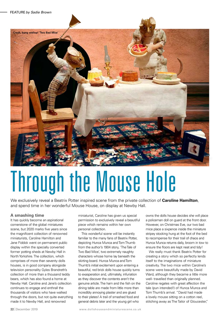Dolls House and Miniature Scene Preview Pages