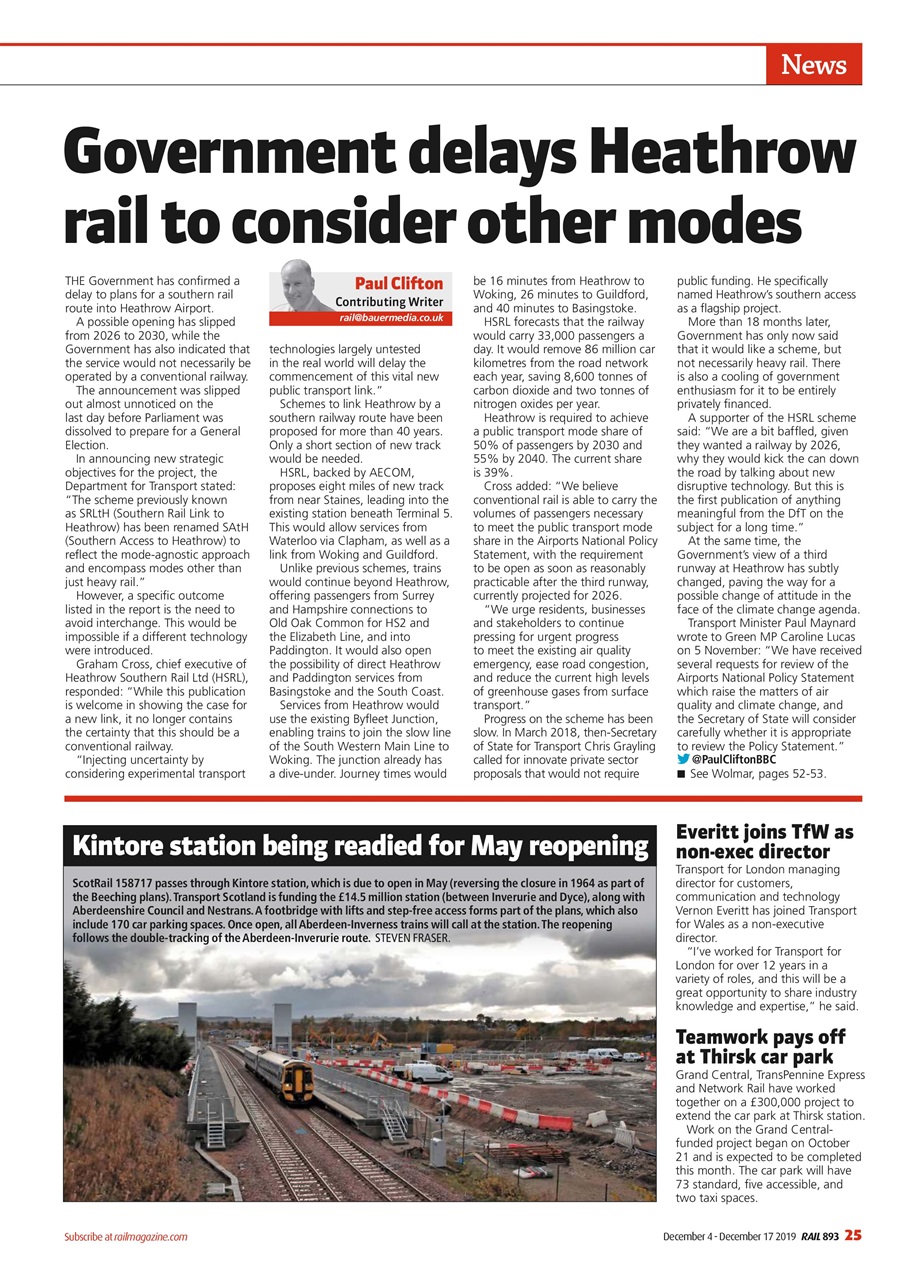 Rail Preview Pages