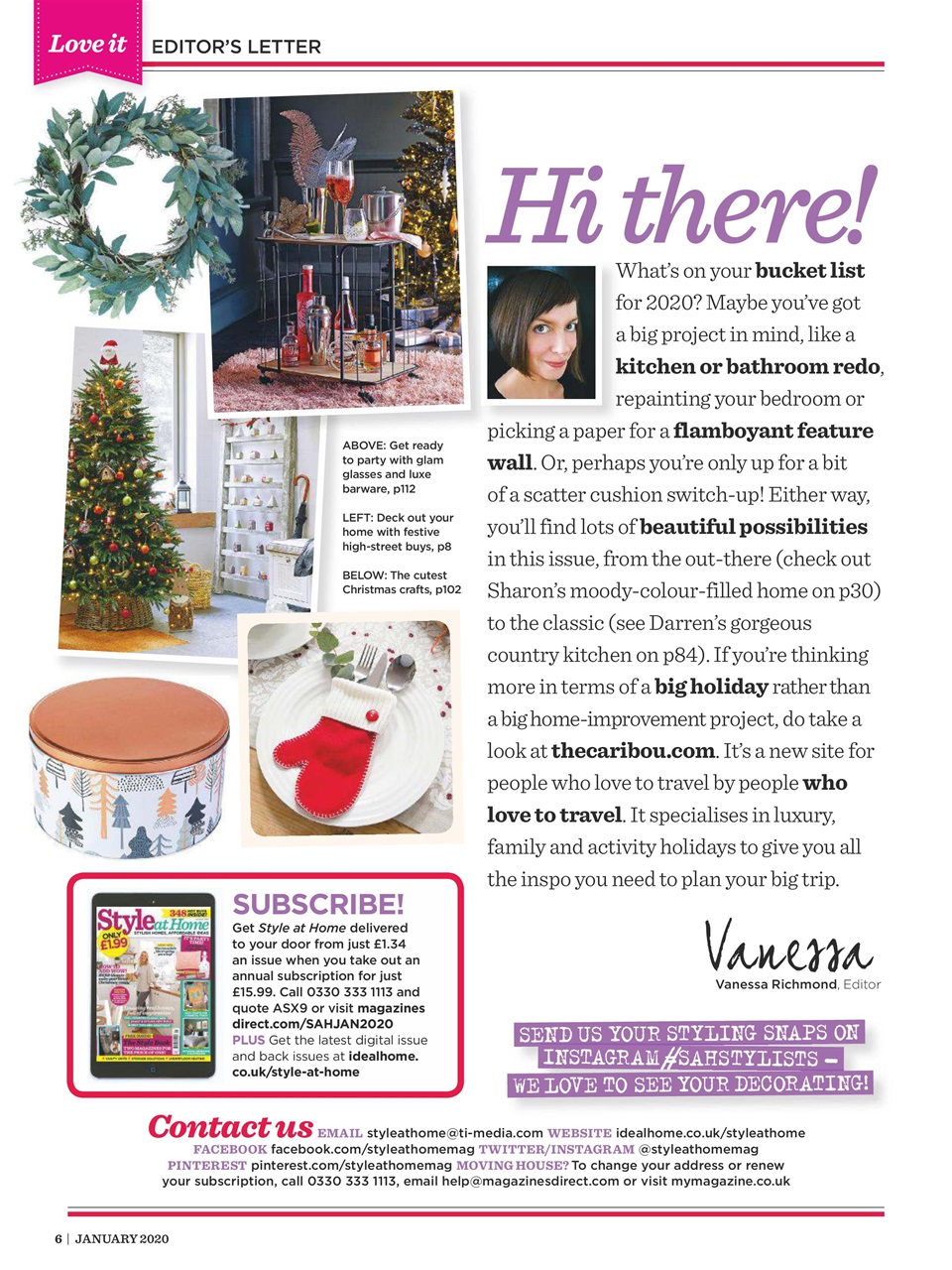 Style at Home Preview Pages