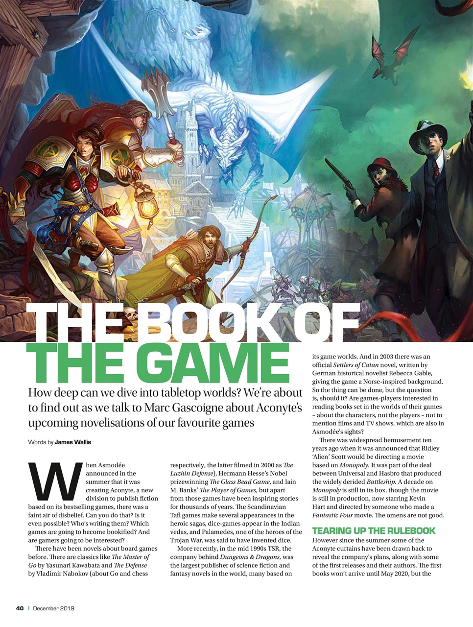 Tabletop Gaming Preview Pages