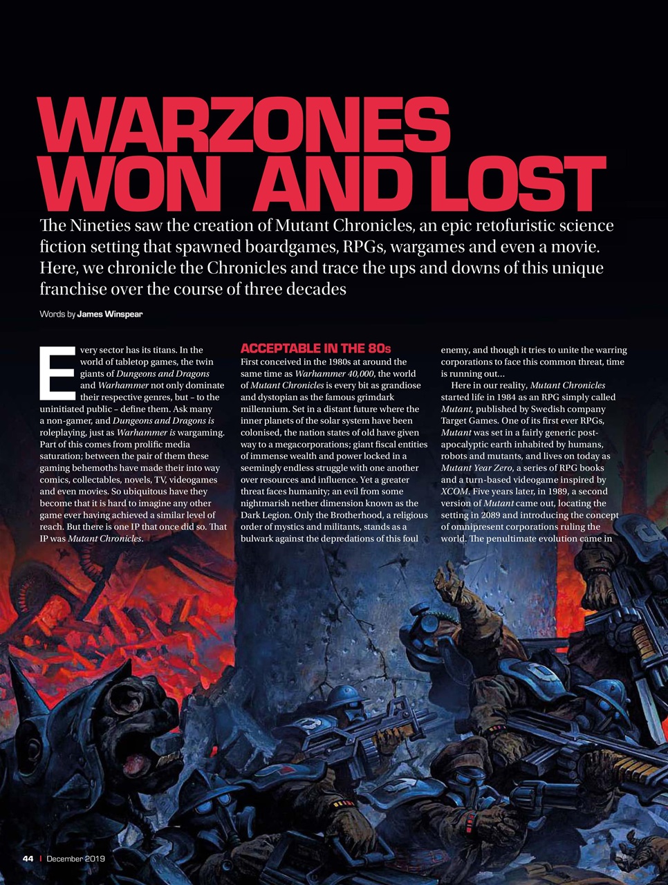 Tabletop Gaming Preview Pages