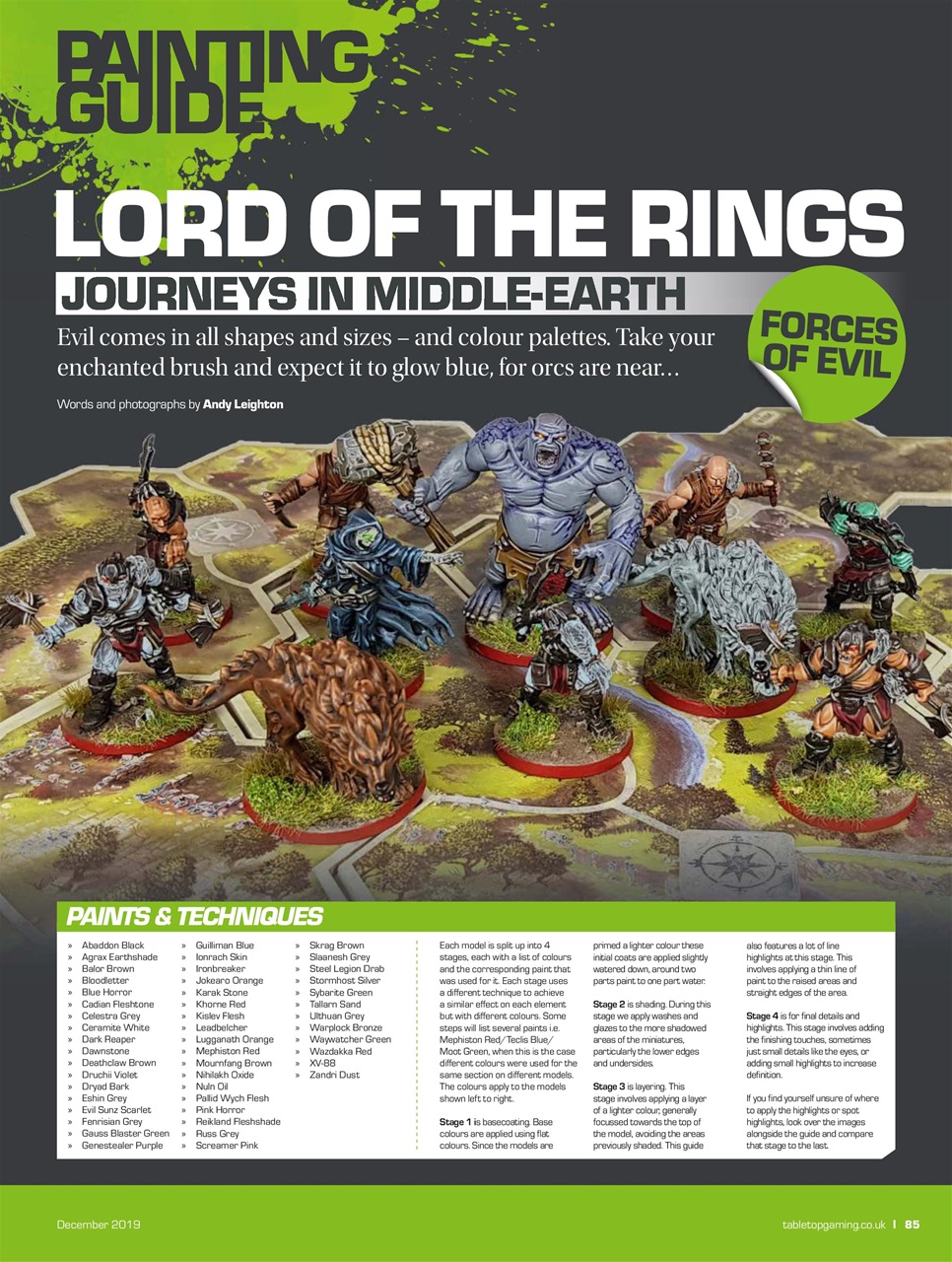 Tabletop Gaming Preview Pages