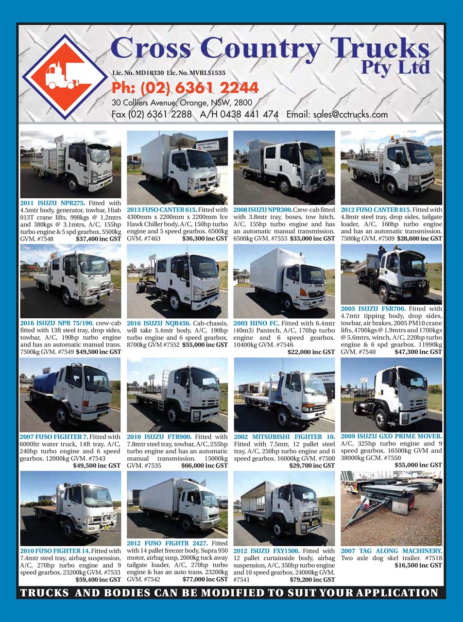 JUST TRUCKS Preview Pages