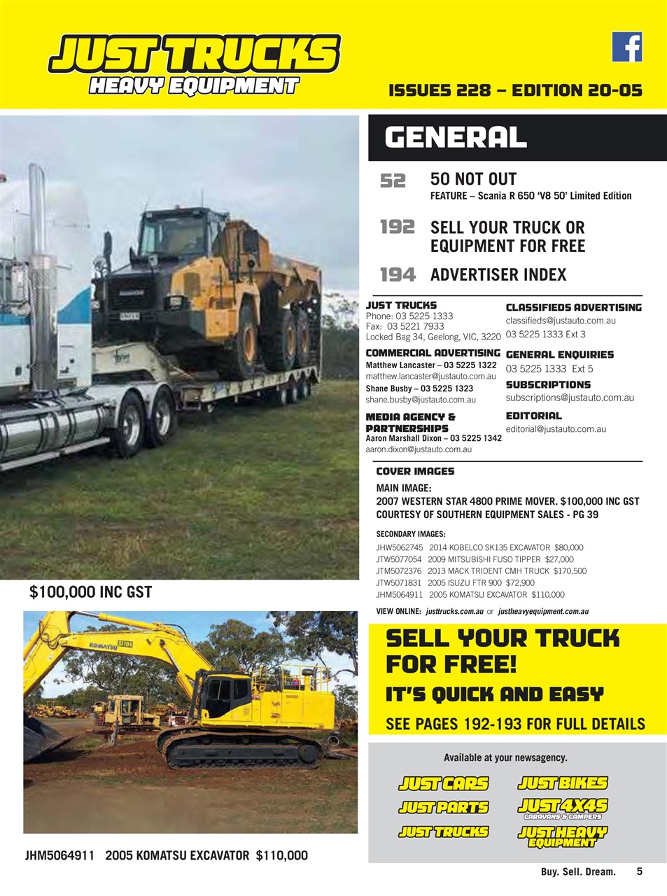 JUST TRUCKS Preview Pages