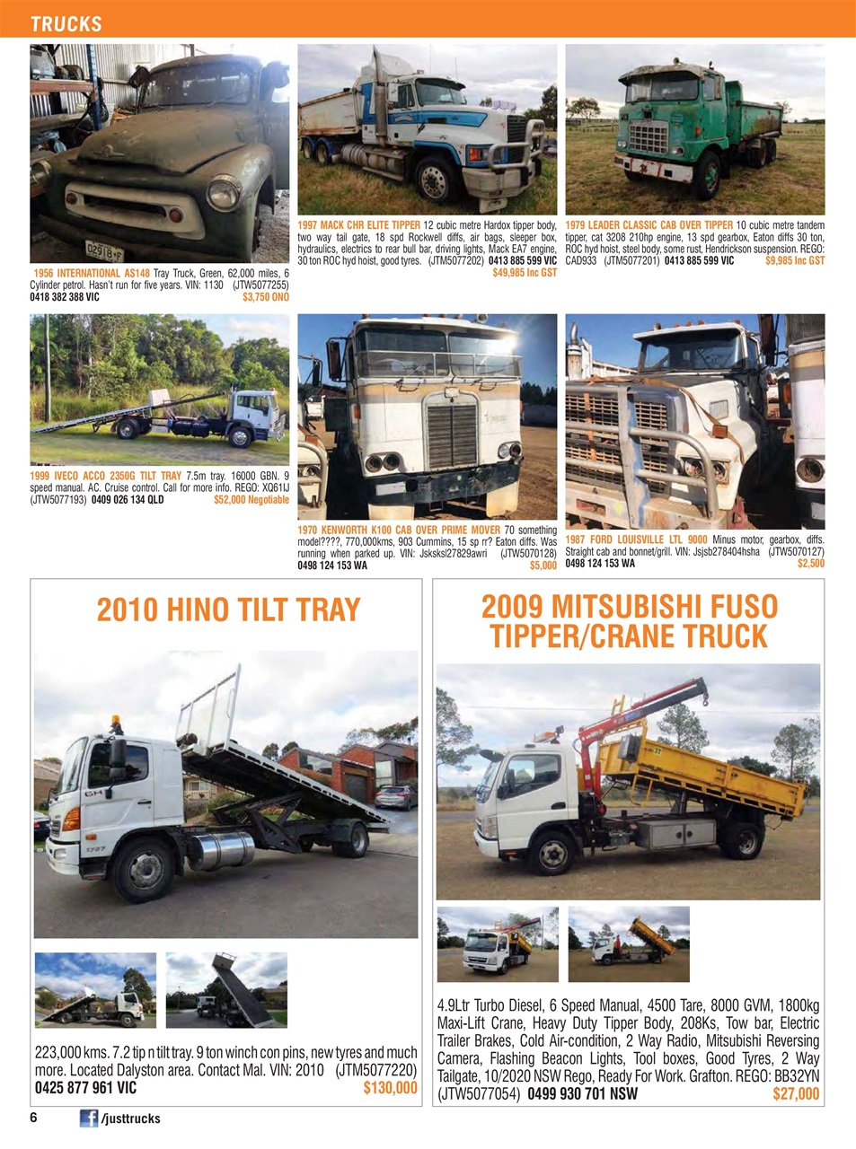 JUST TRUCKS Preview Pages