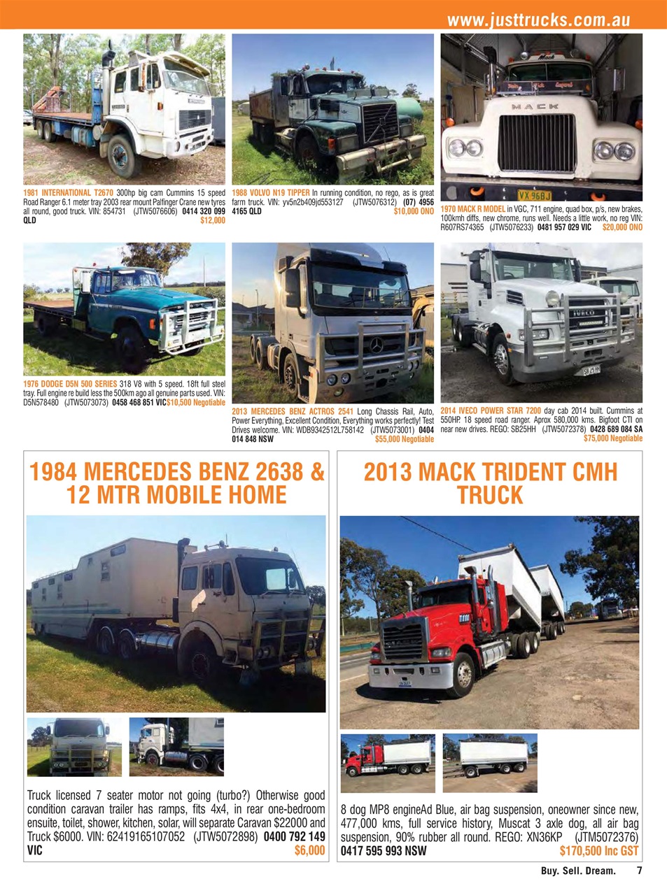 JUST TRUCKS Preview Pages