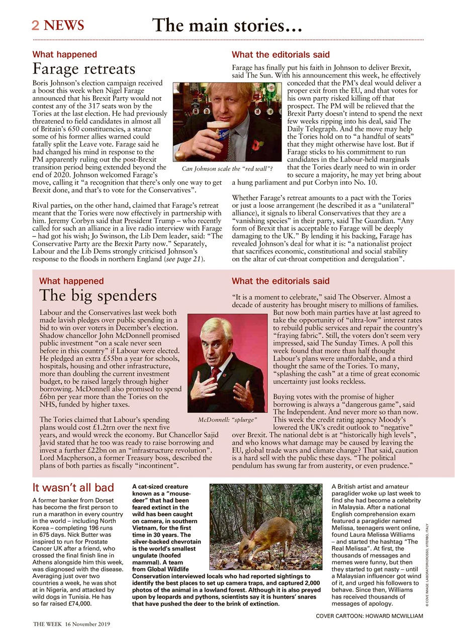 The Week Preview Pages
