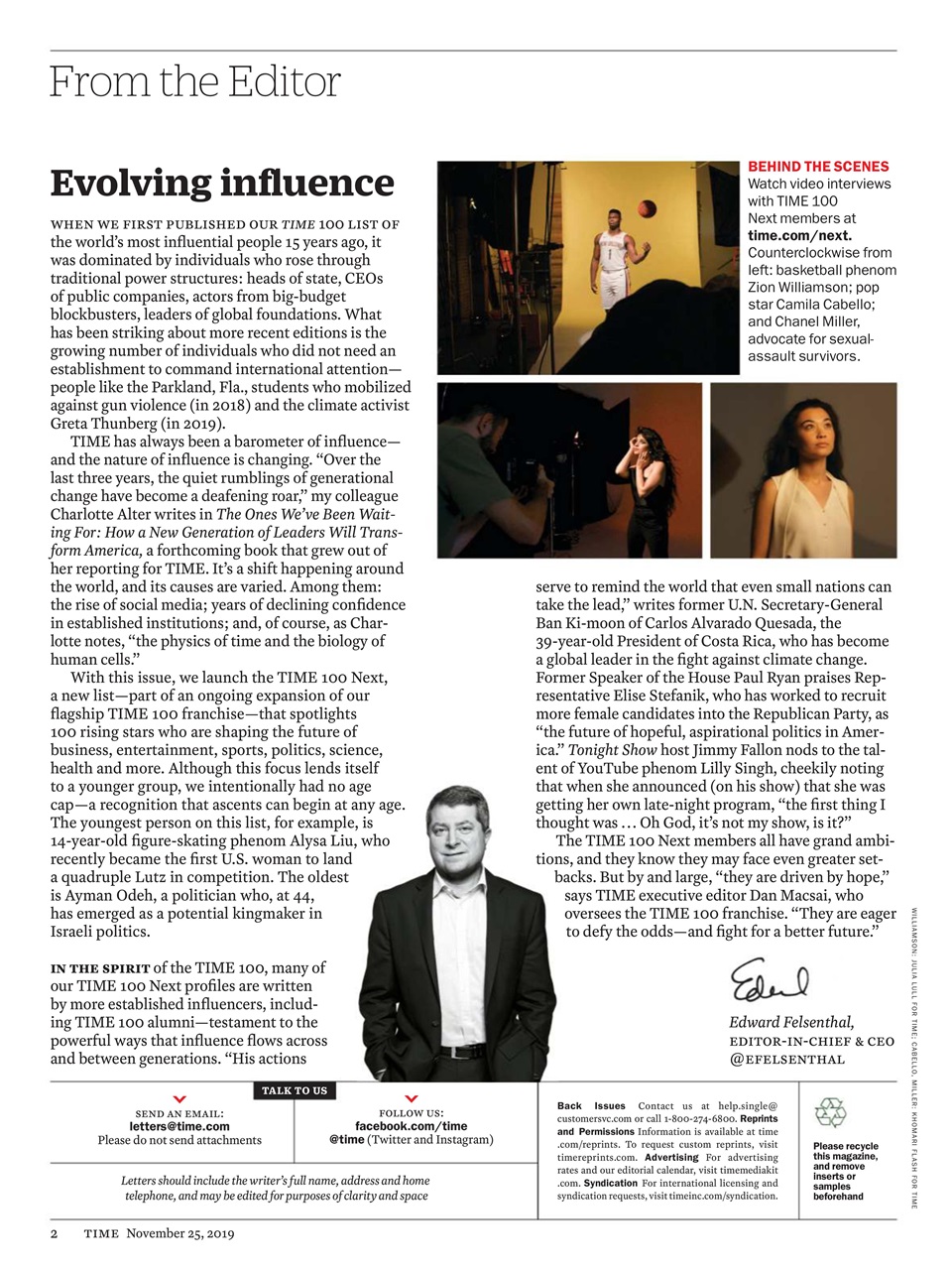 TIME Magazine Europe Preview Pages