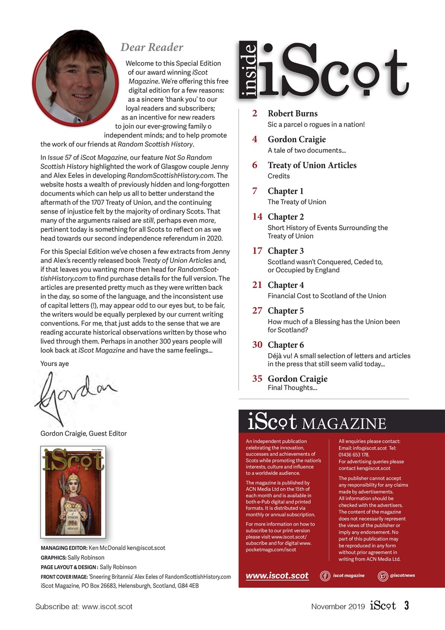 iScot Magazine Preview Pages