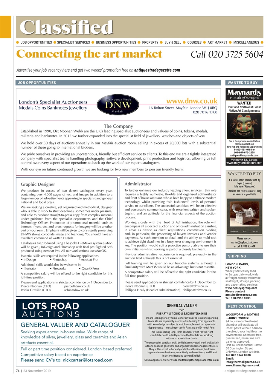 Antiques Trade Gazette Preview Pages