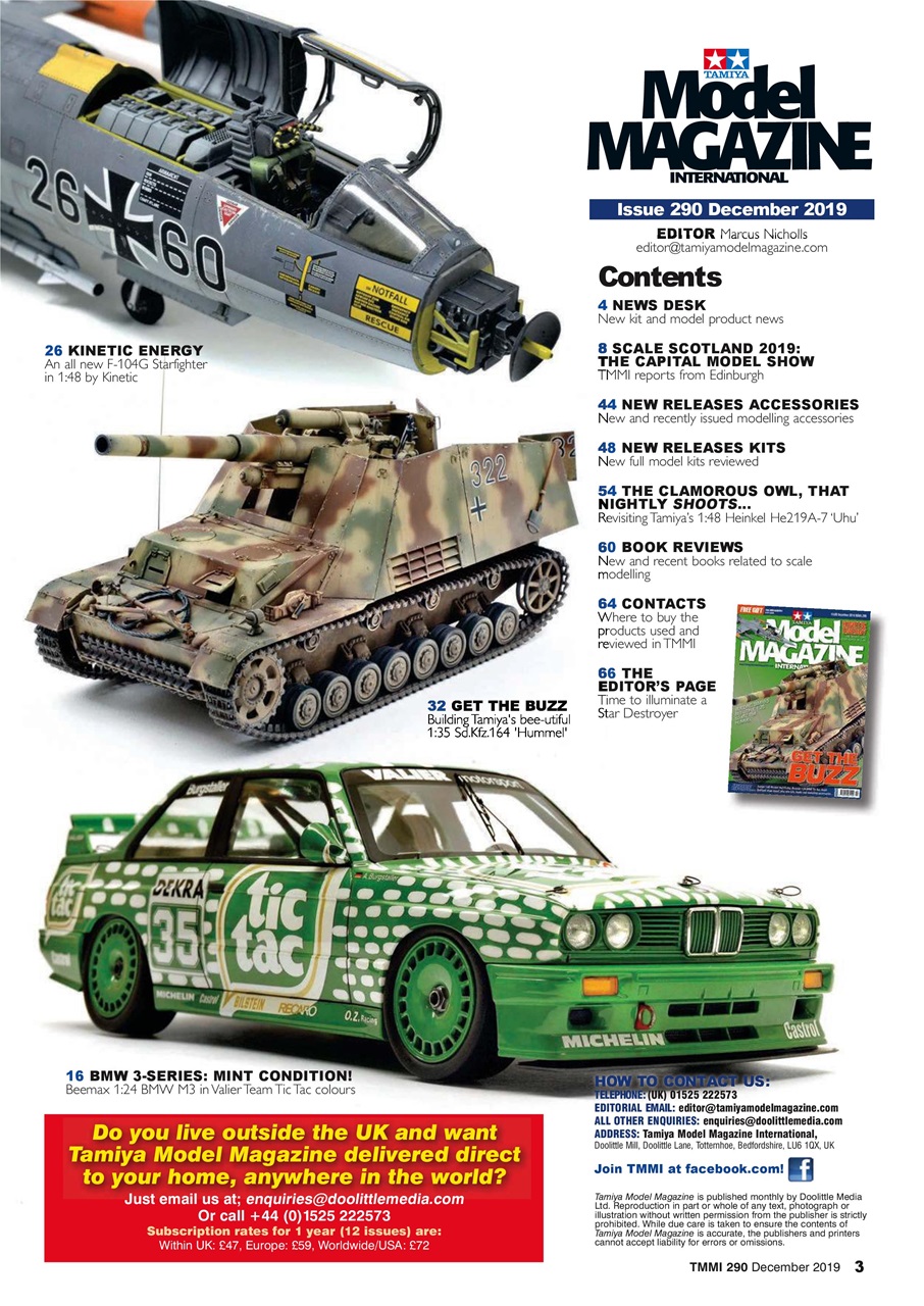 Tamiya Model Magazine Preview Pages