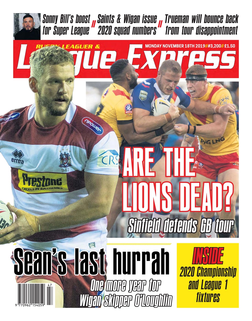 League Express Preview Pages