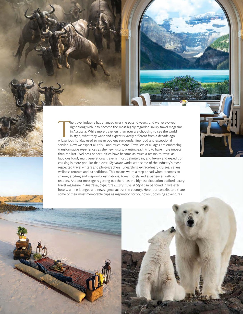 Signature Luxury Travel & Style Preview Pages
