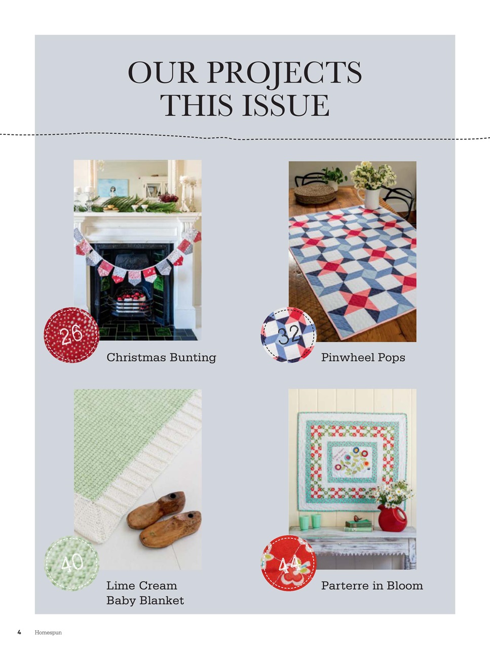 Homespun Preview Pages