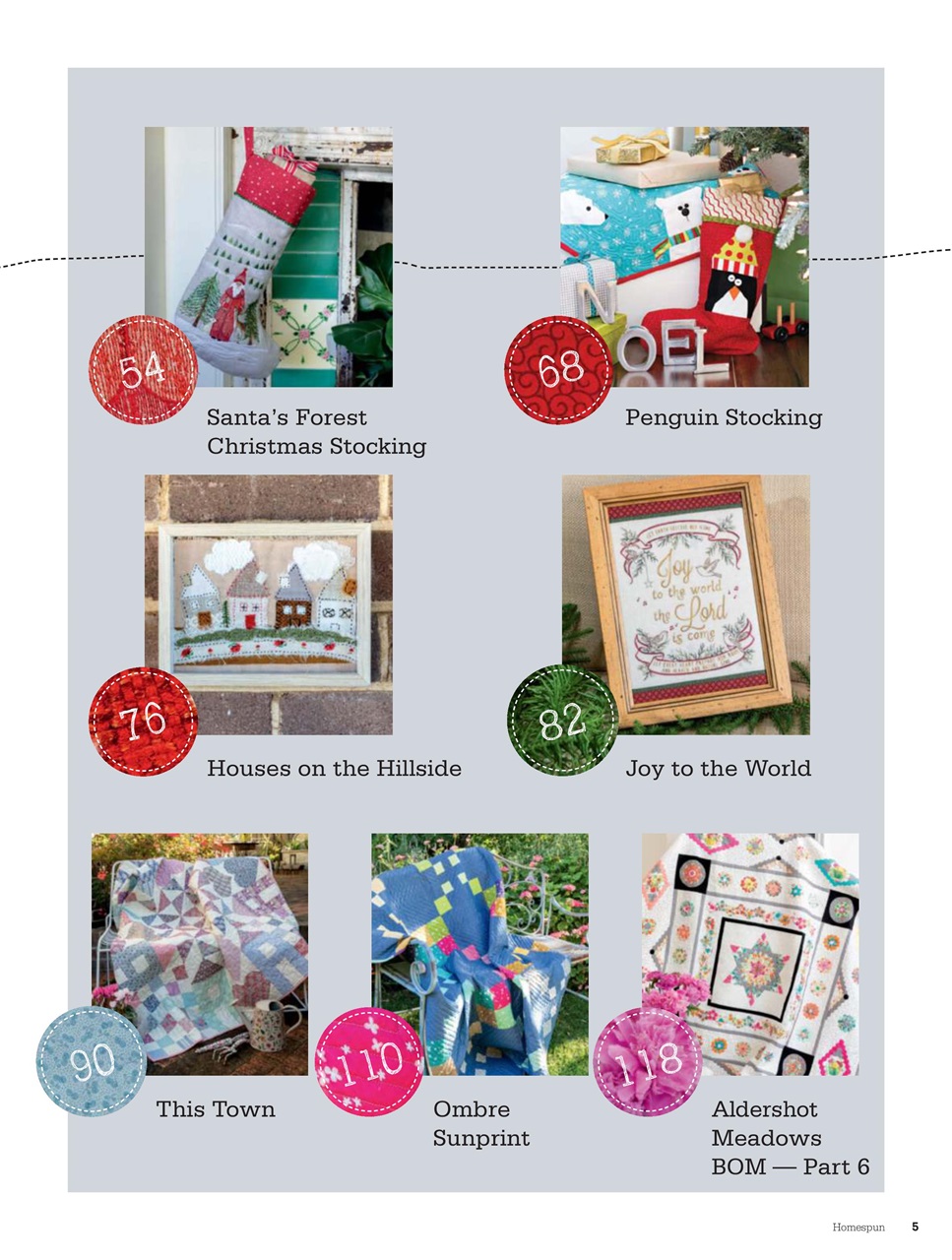 Homespun Preview Pages