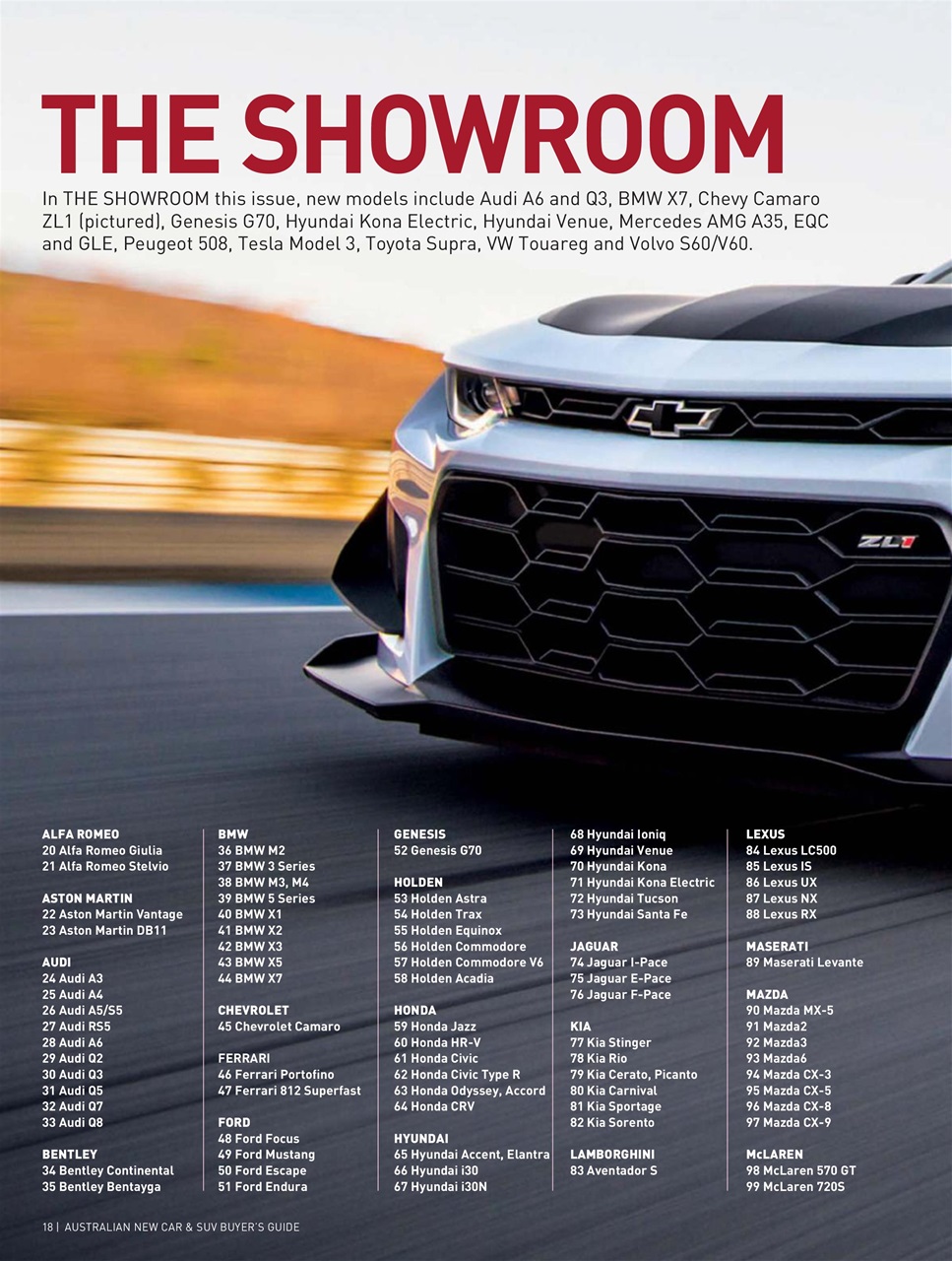 Australian New Car & SUV Buyers Guide Preview Pages