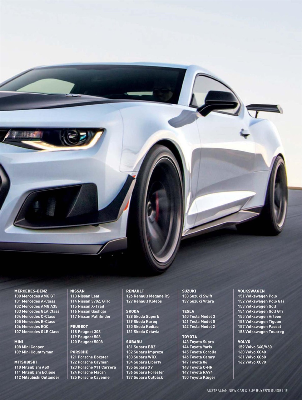 Australian New Car & SUV Buyers Guide Preview Pages