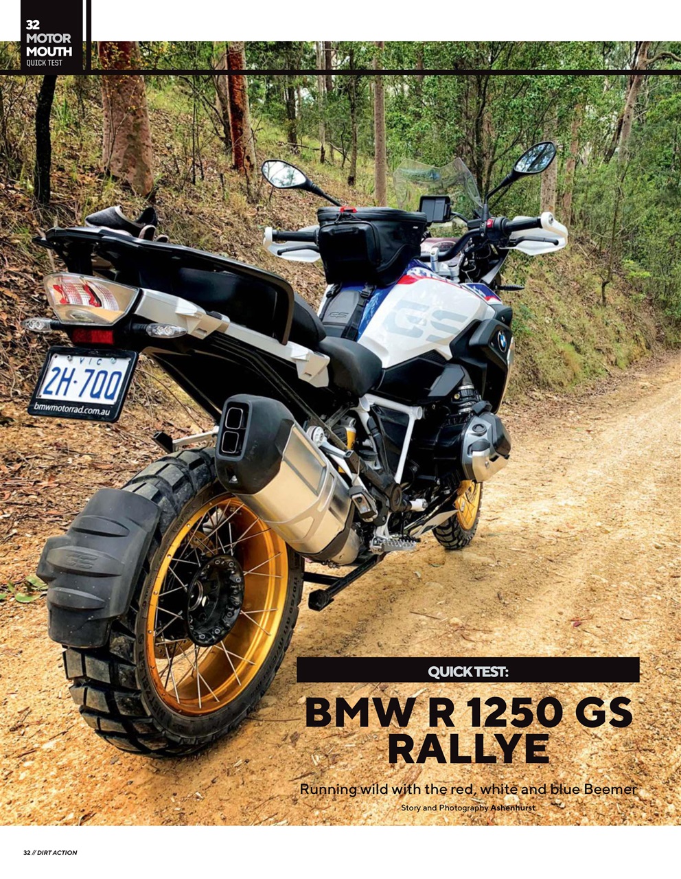 Dirt Action Preview Pages