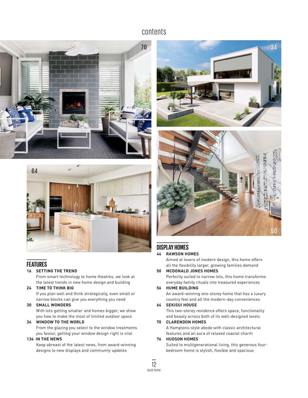 Build Home Preview Pages