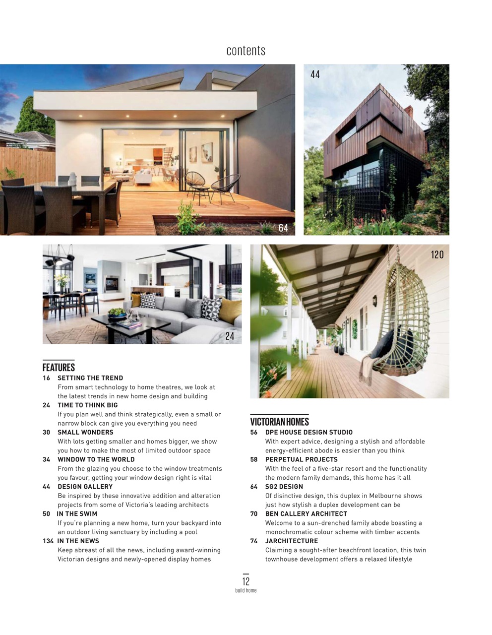 Build Home Victoria Preview Pages