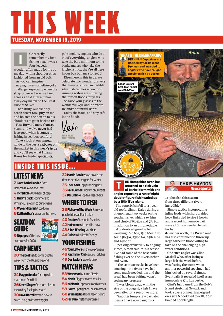 Angling Times Preview Pages