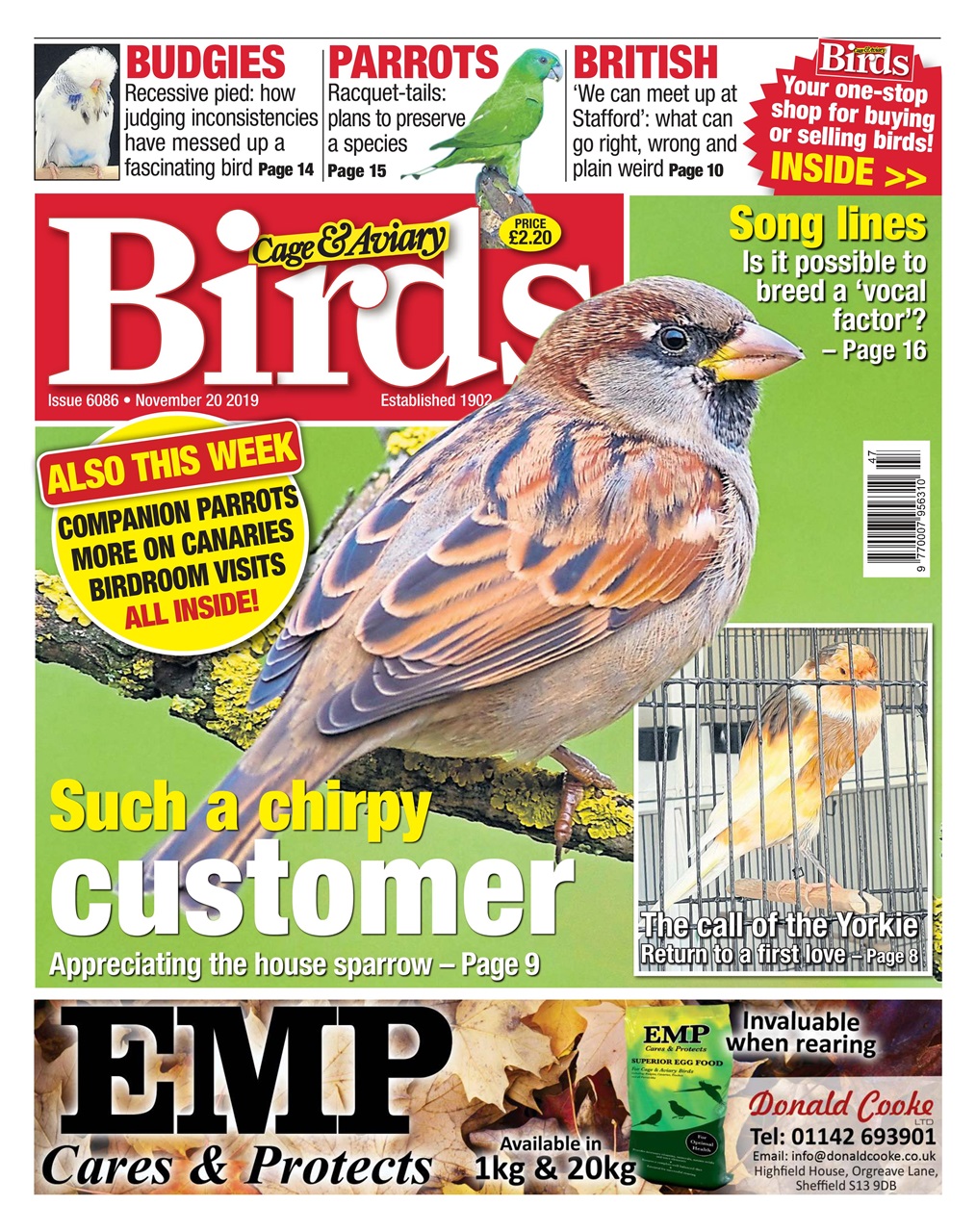 Cage & Aviary Birds Preview Pages