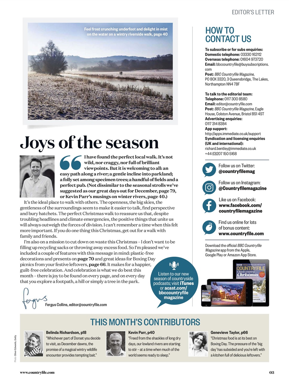 BBC Countryfile Magazine Preview Pages