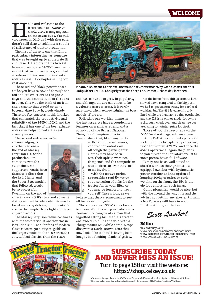 Tractor & Machinery Preview Pages