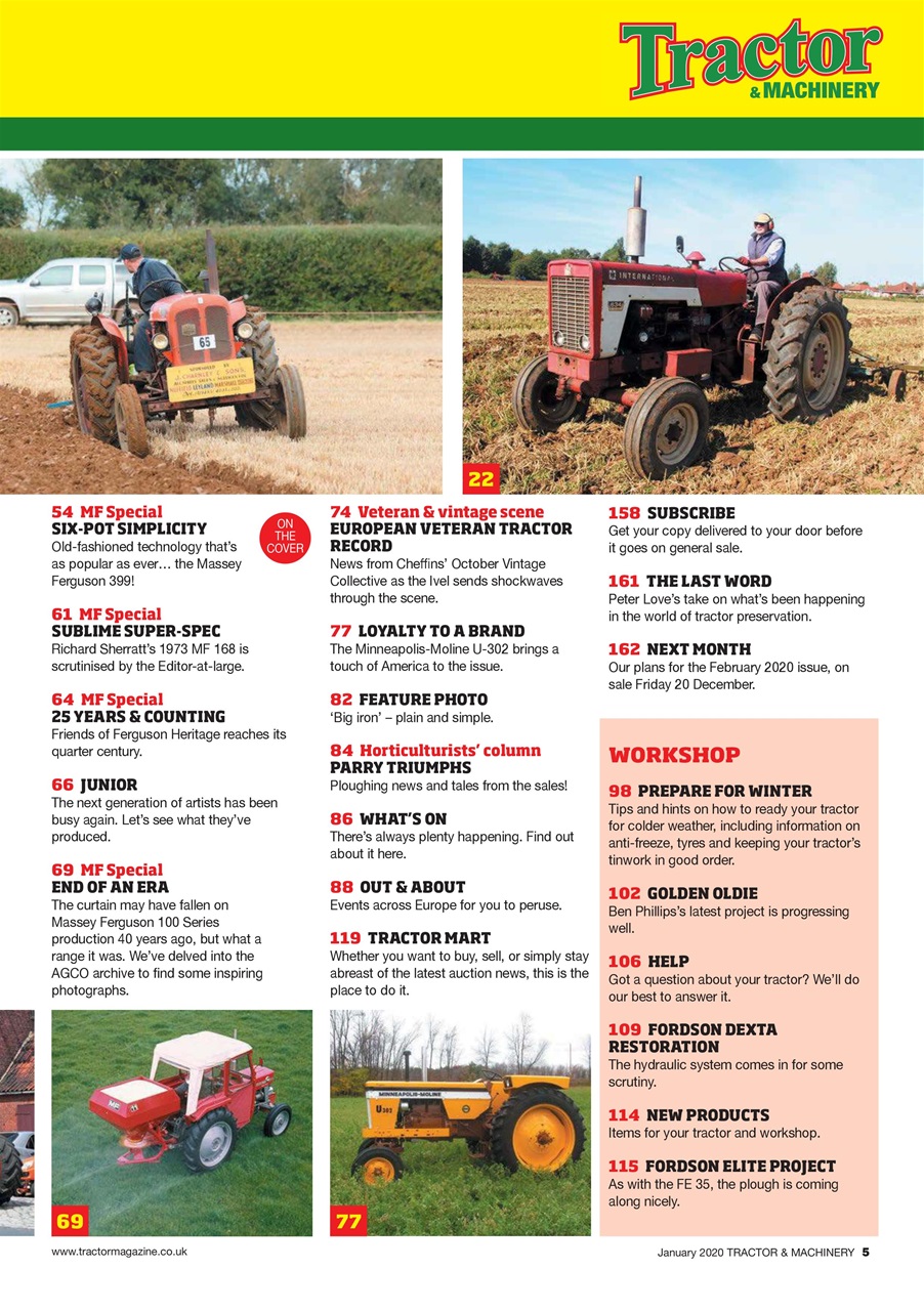 Tractor & Machinery Preview Pages