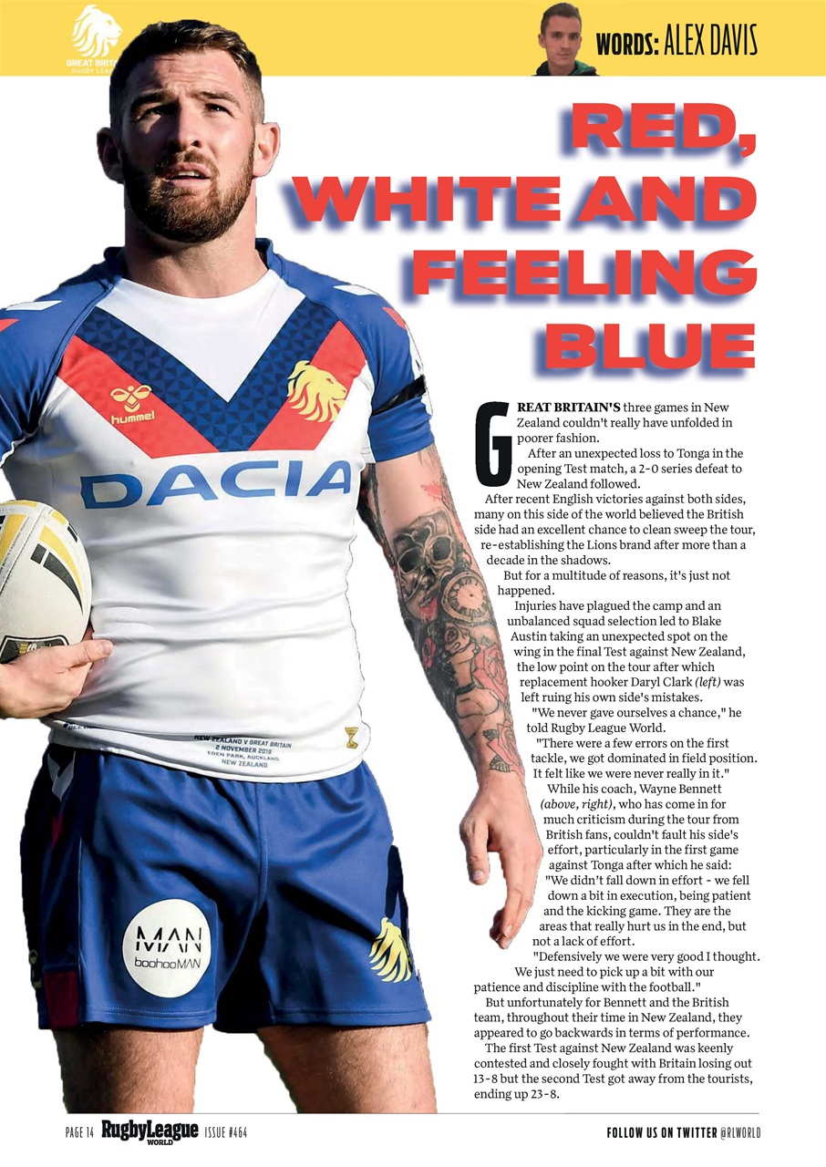 Rugby League World Preview Pages