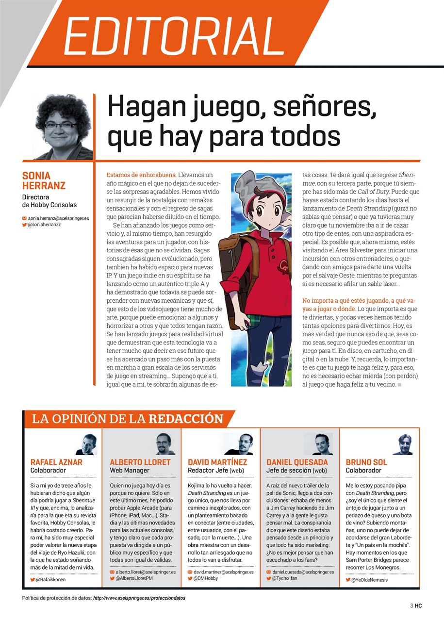 Hobby Consolas Preview Pages