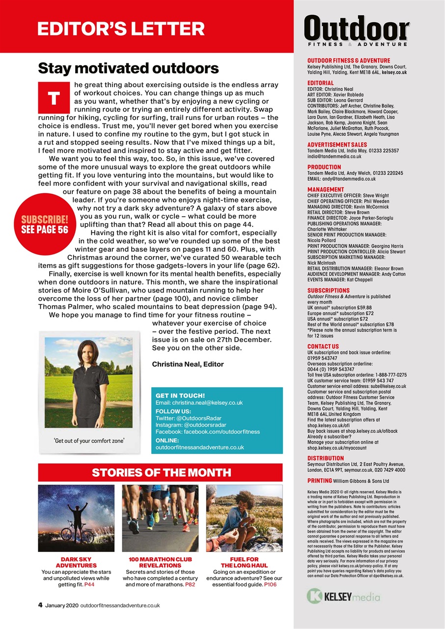 Outdoor Fitness & Adventure Preview Pages