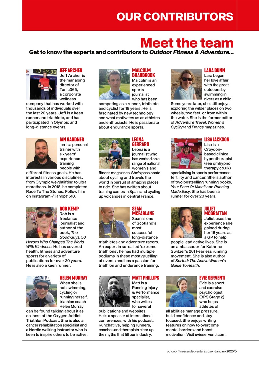 Outdoor Fitness & Adventure Preview Pages