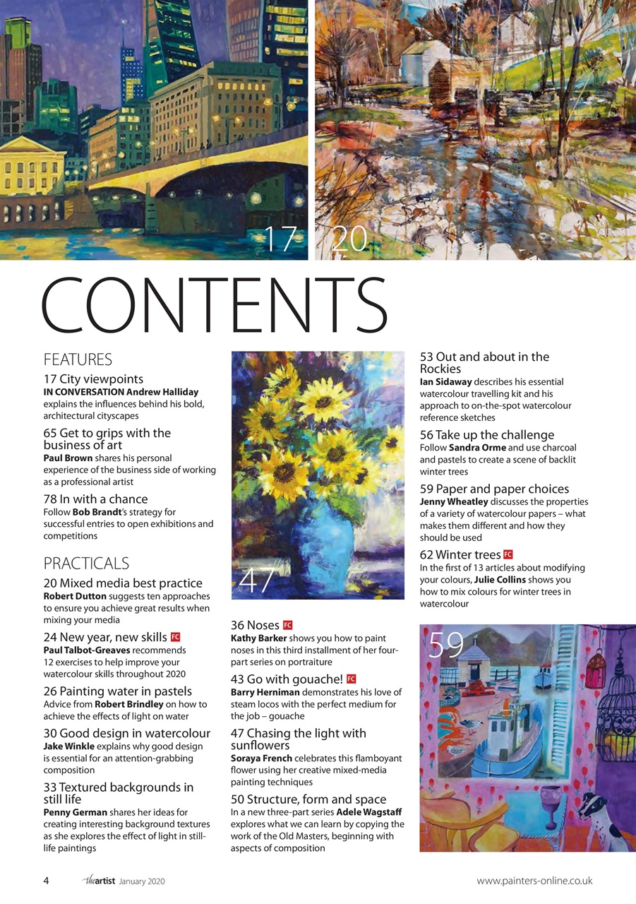 The Artist Preview Pages