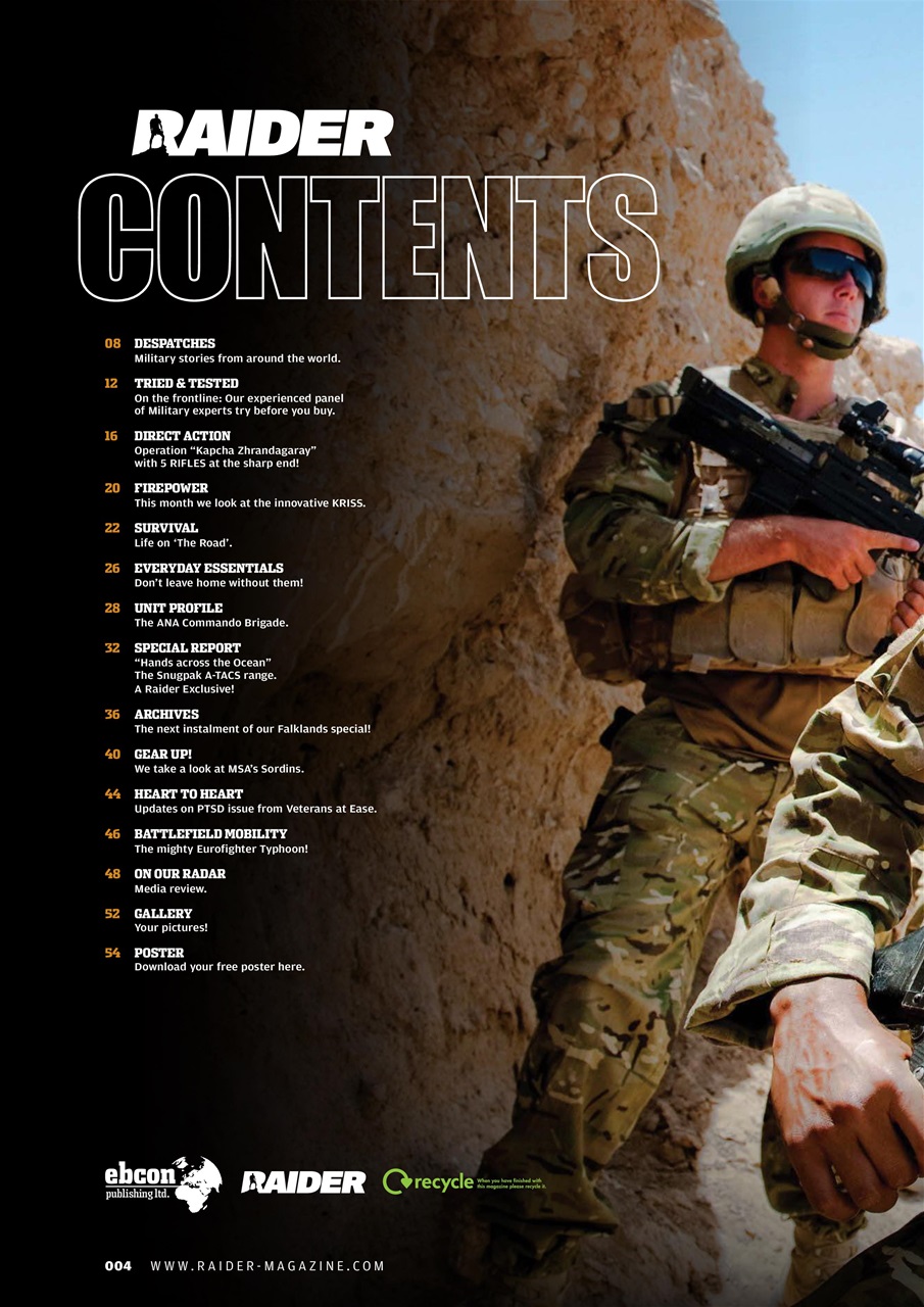 Raider Preview Pages