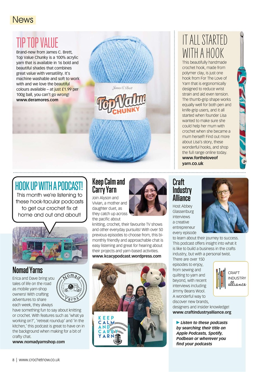 Crochet Now Magazine Preview Pages