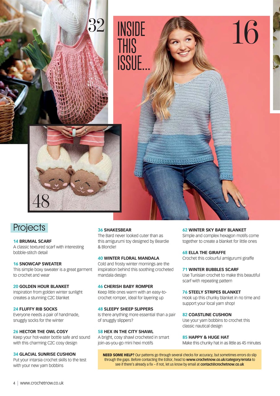 Crochet Now Magazine Preview Pages